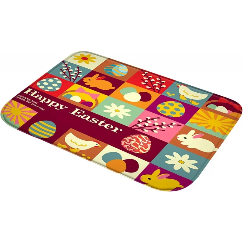 Пасхальный кролик в форме gatekeeper проверки пасхального ковра украшение интерьера