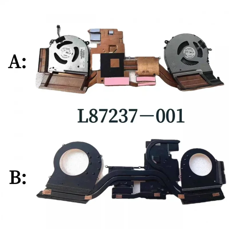 Новый оригинальный охлаждающий вентилятор для радиатора HP 15-DH CPU GPU TPN-C143 L64443-001