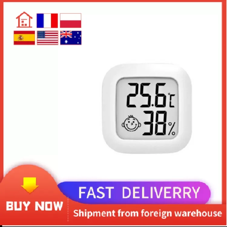 

Mini Indoor Thermometer Digital LCD Temperature Sensor Humidity Meter Thermometer Room Hygrometer Gauge