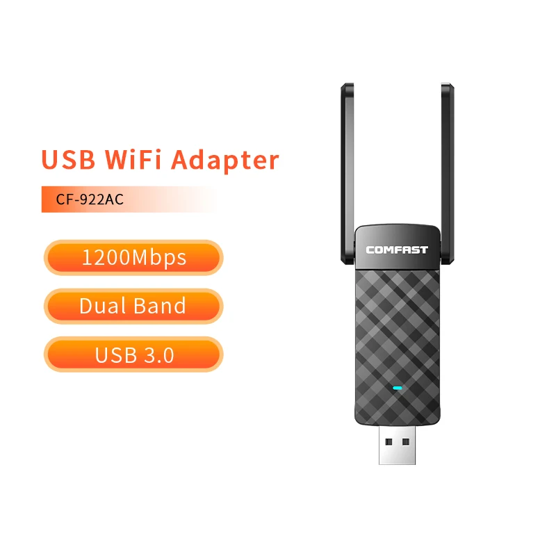 Comfast USB WiFi адаптер 2 4 ГГц/5 ГГц 150Mbps-1800Mbps беспроводной двухдиапазонный приемник AC