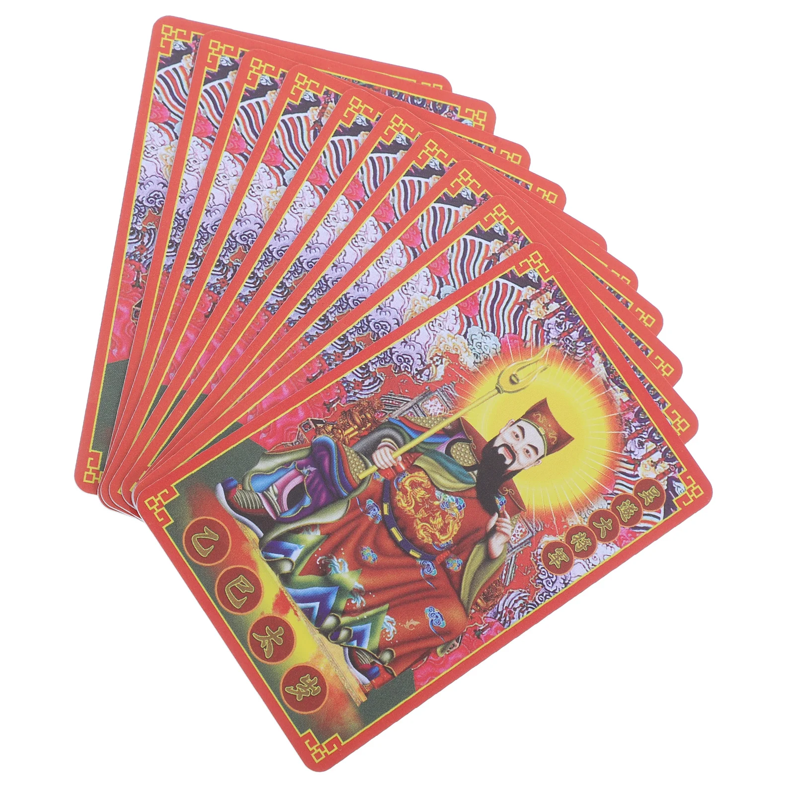 10 шт. амулеты Year of Tai Sui и змеи в китайском стиле карта удачи ПВХ защитные карты