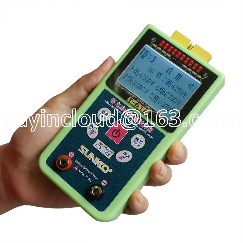 

Устройство для проверки рабочего состояния литиевых аккумуляторов, 1-16 струн