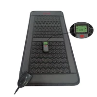 carbon fiber heating therapy massage mattress pemf photon lights infrared massage mat