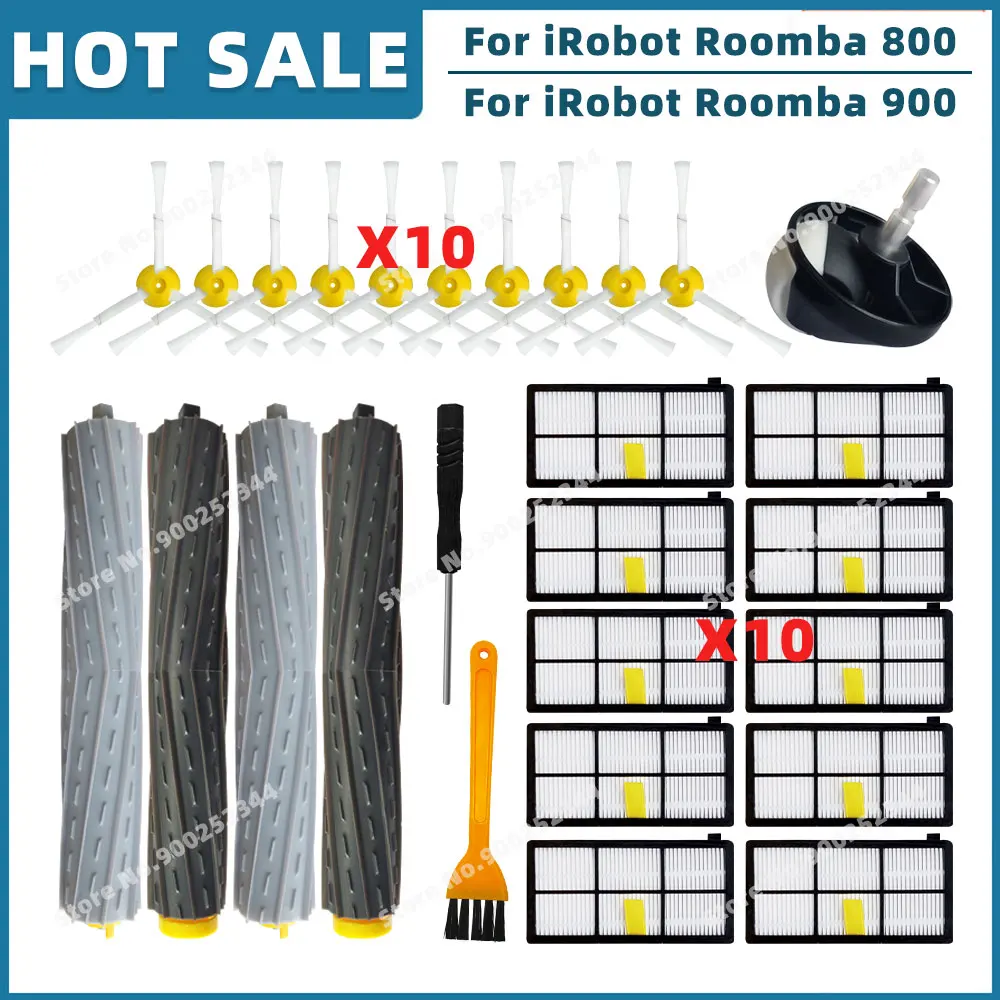 

Запчасти для iRobot Roomba 800 900 Series: фильтр, боковая щетка