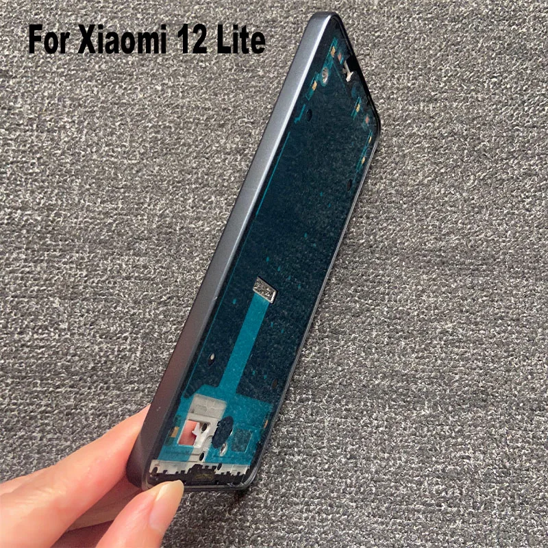Для Xiaomi 12 Lite средняя рамка передняя панель держатель ЖК-дисплея задняя пластина