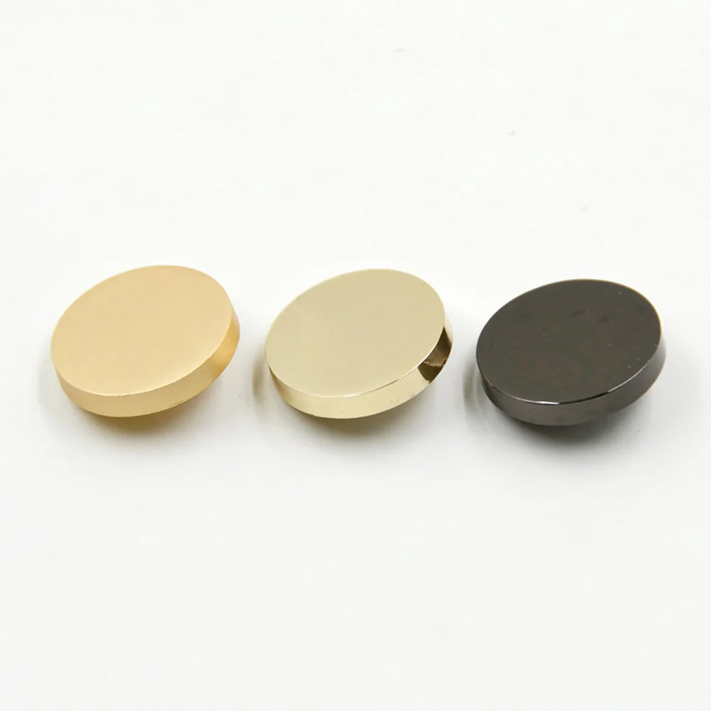 

Buttons Metal Button Sewing Coat Decorative Flat Clothesshirt Round Replacement Diy Gold Suit Craft Jacket Alloy Accessories
