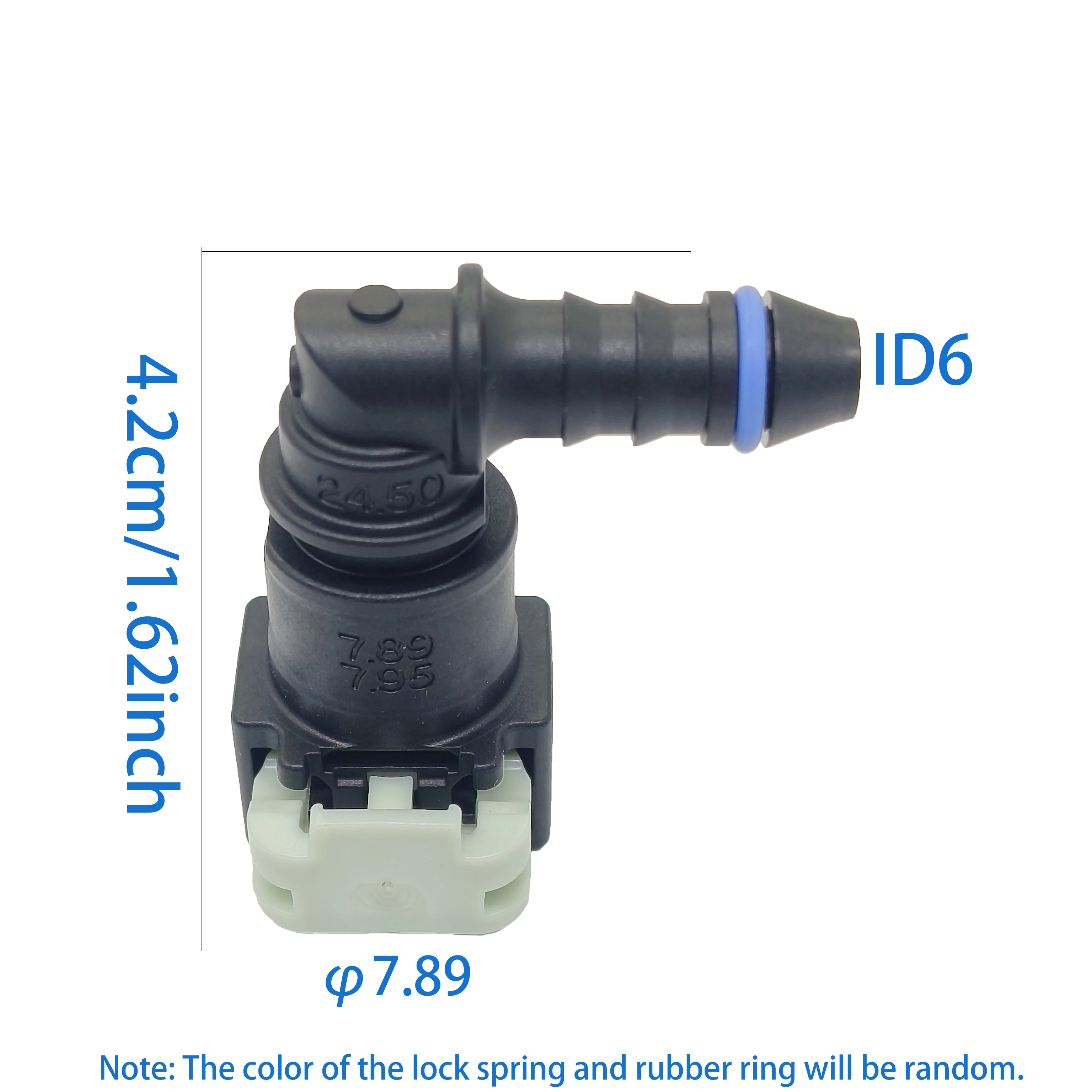 

2 шт. x 7,89 ID6, прямой женский автомобильный топливный шланг, быстроразъемный разъем, часть карбюратора