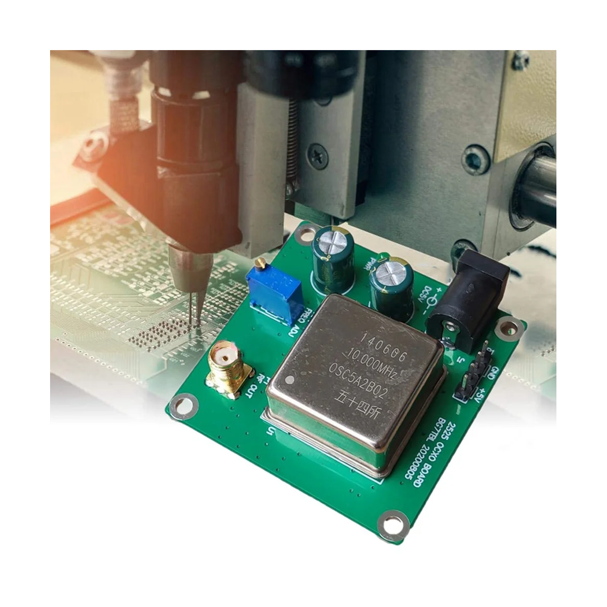 

10M OCXO Frequency Standard Board 10MHz/13DBM Constant Temperature Crystal Oscillator Sine Wave Output OCXO-10M-2525
