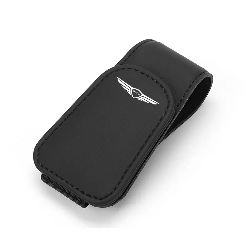 

Автомобильный внутренний солнцезащитный козырек для хранения билетов, очки, зажим, аксессуары, инструмент для Genesis G80 GV70 GV80 GV60 G70 Essentia Neolun G90