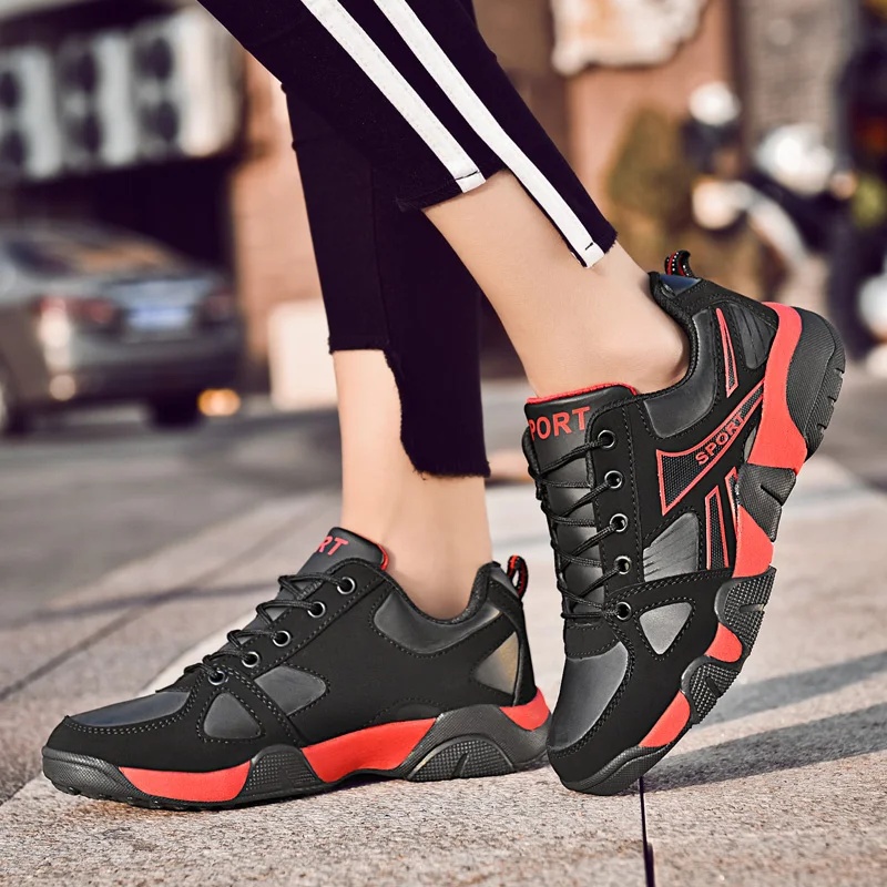 Unisex Sneakers Casual Walking Shoes Artificial Leather Fashion Male Sneakers Women's Sports Shoes