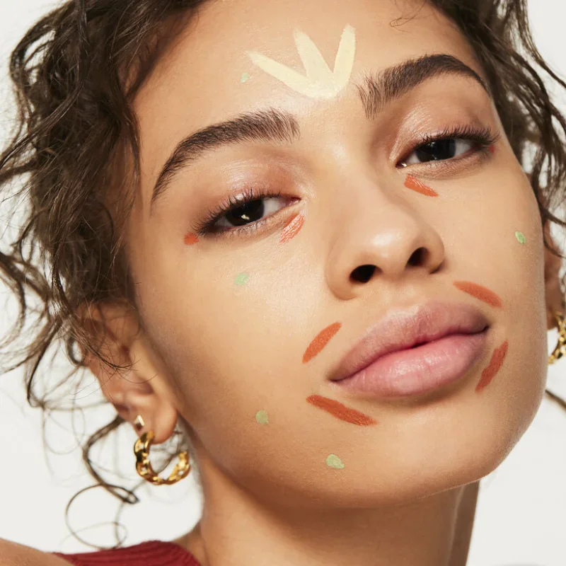 Цветной корректор Elf Camo камуфляжный консилер Обложка от следов акне яркость