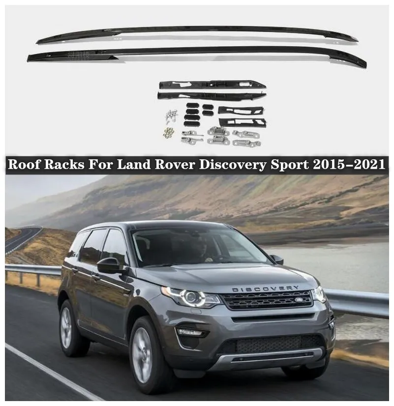 

High Quality Aluminum Alloy Car Roof Racks Luggage Rack Crossbar Fits For Land Rover Discovery Sport 2015-2022