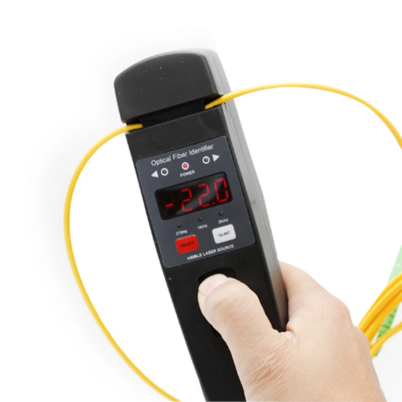 

Original JW3306D Fiber Optic Identifier Live Fiber Optical Identifier with Built in 10mw Visual Fault Locator