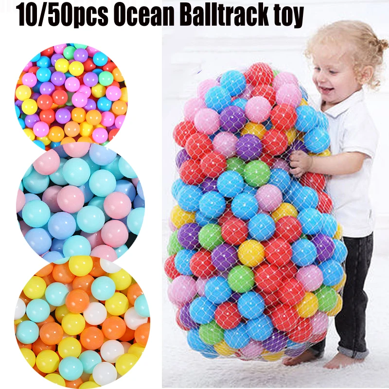 

Outdoor Sport Ball Eco-Friendly Water Pool Ocean Wave Ball 10/50pcs 5.5cm Stress Air Ball Funny Toys for Children Kid Random