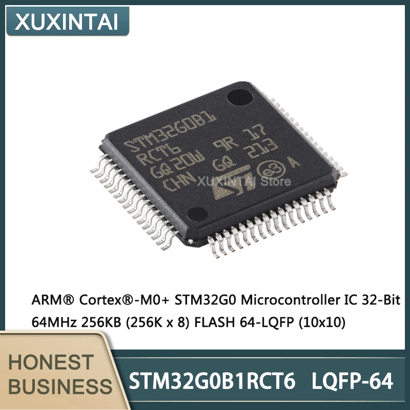 

5Pcs/Lot New Original STM32G0B1RCT6 STM32G0B1 LQFP-64 Microcontroller IC 32-Bit 64MHz 256KB (256K x 8) FLASH