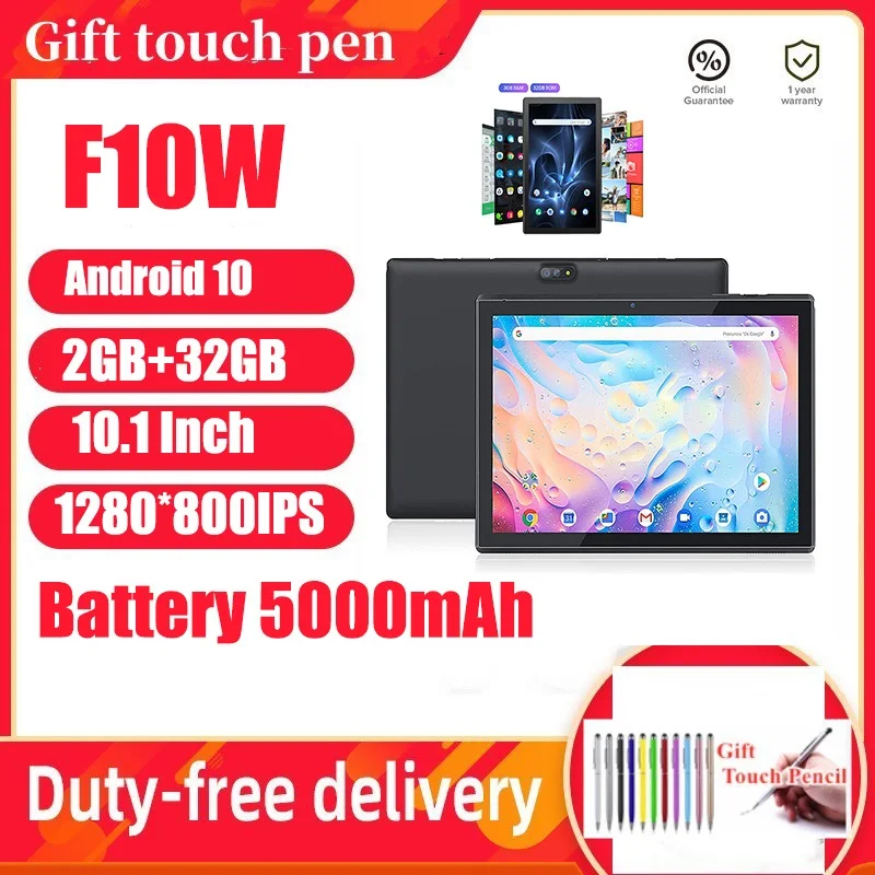 

Планшет на Android 10, четыре ядра, экран 10,1 дюйма, 3 ГБ + 32 ГБ