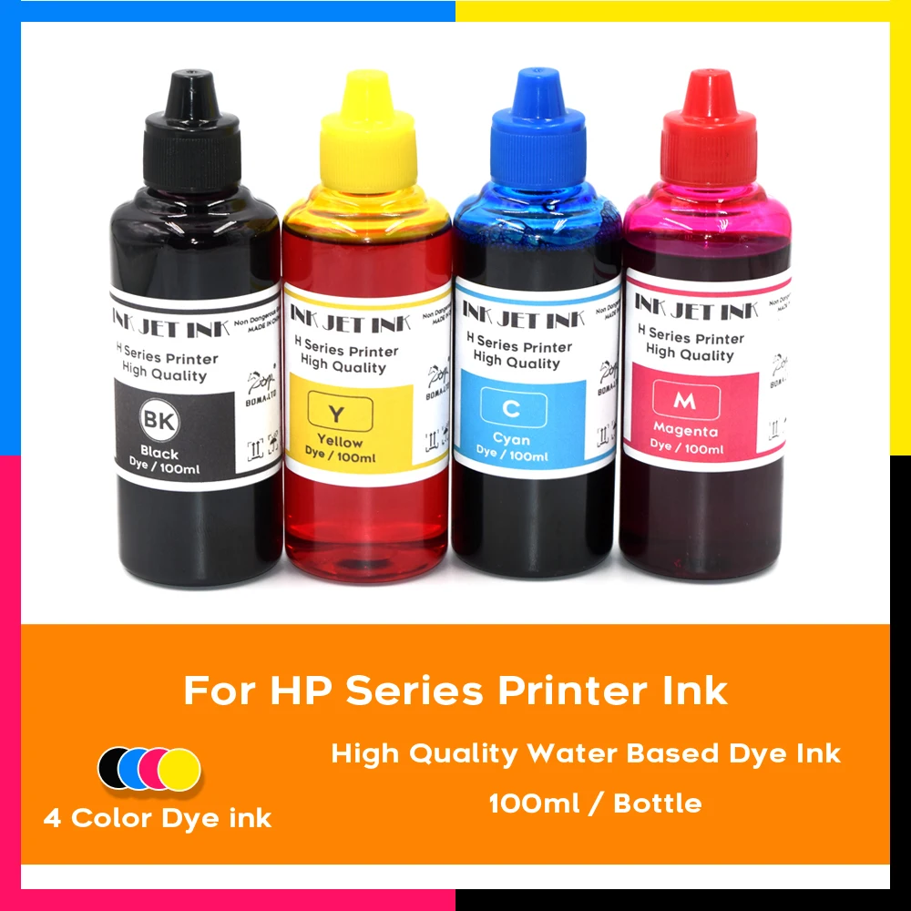 Флюоресцентные чернила для принтеров HP Officejet 100 951 8600 8610 8660 8100 8620 8615 8625 950 951 251 271DW, 4 цвета, мл (art.: 7979b1463) - 7979b1463