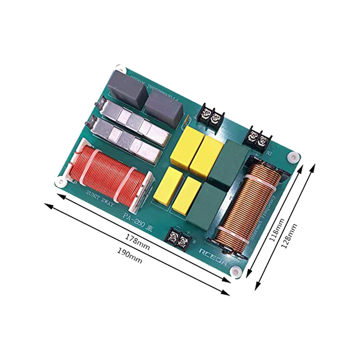 800 Вт Высокочастотный Низкочастотный динамик Speaker 2-полосный кроссовер 2800 Гц Φ