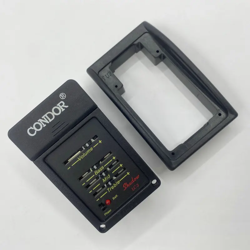 Фото Звукосниматель для электрогитары Condor Custom, оригинальный эквалайзер Shadow LC-3, 3-полосный, сделано в Китае, один комплект запасных предметов №2