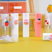 1 pc 10ml cartoon printed transparent empty spray bottles plastic mini cosmetic containers refillable bottle perfume atomizer