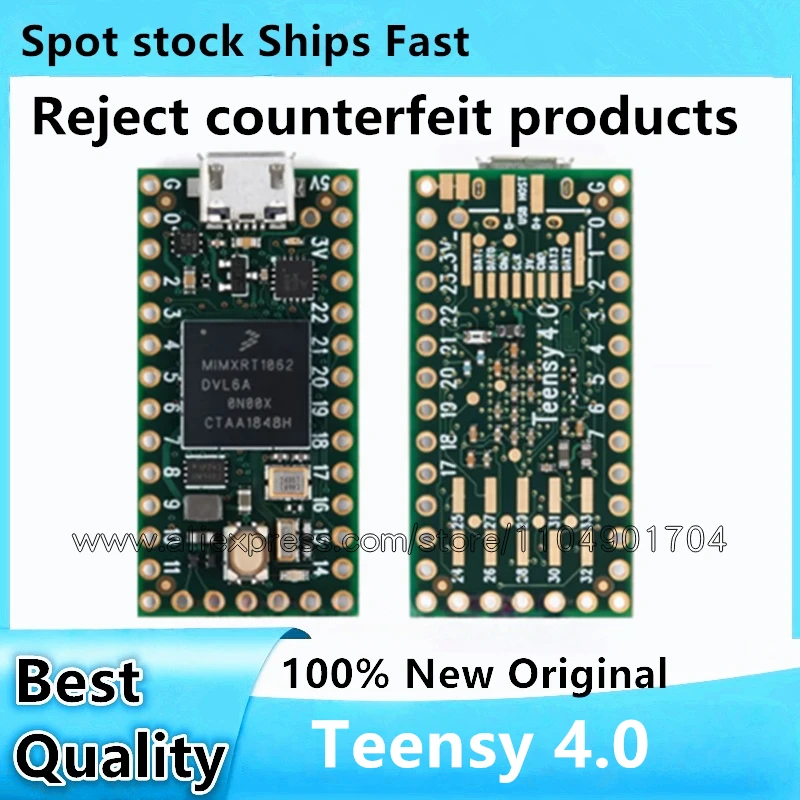 Фото 1 шт./лот, новая оригинальная плата разработки HK Teensy 4.0 DEV-15583 DEV-16997 ARM Cortex-M7 600 МГц IMXRT1060, в наличии, быстрая доставка №2