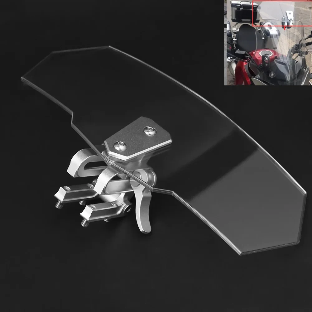 Прозрачный Регулируемый ветровой экран для мотоцикла ветрозащитный Kawasaki BMW Ducati