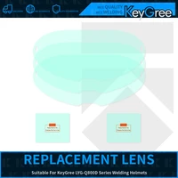 keygree 3 pcs large viewing screen outer replacement lens and 2 pcs inner replacement lens for lyg q800d series welding helmet