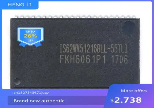 Новый 100% IS62WV51216BLL-55TLI IS62WV51216BLL