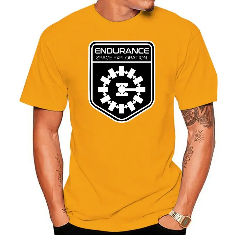 

Double Side Endurance Space Exploration Interstellar Shirt Stay Tars Men T Shirt 2022 Fashion Printed Cotton Men Cosplay T-Shirt