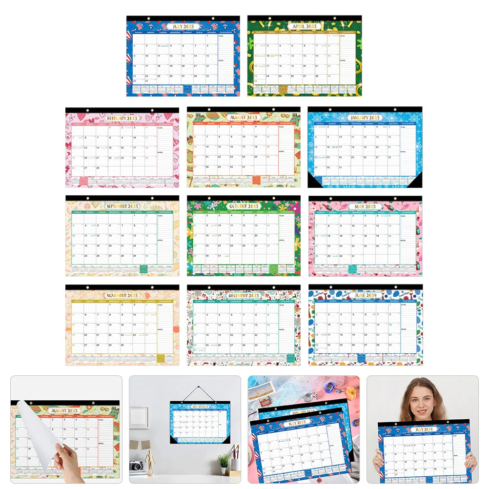 

2023 Academic Portable Wall Calendar 2023 2023-2024 Calendar Yearly Calendar Calendar For Wall 18 Month Calendar