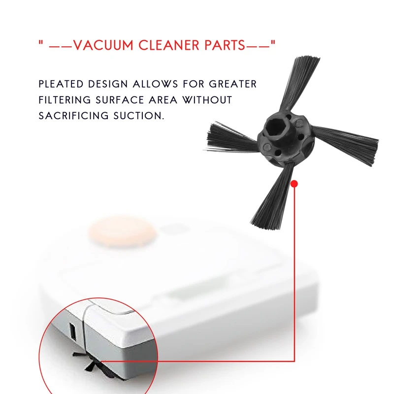 9X Hepa-фильтр 3X Боковая щетка для Neato Botvac D3 D4 D5 D6 D7 D70 D75 D80 D85 Connected 75E 80 85 Щетки Фильтры