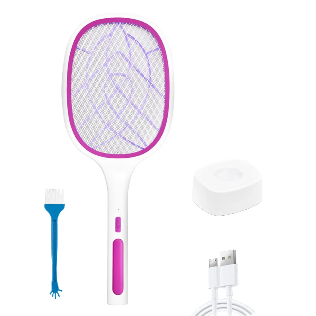 

USB Electric Trap Mosquito Killer Lamp 3000V Electric Bug Zapper Rechargeable Summer Fly Swatter Trap Flies Insect Zapper