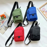 korean version outdoor small bag sports chest bag childrens leisure single shoulder messenger package boys tide style backpack