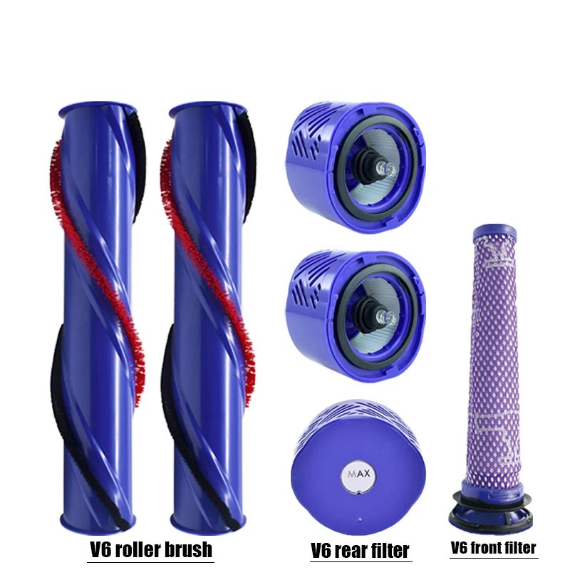 

For Dyson V7/V8 Handheld Vacuum Cleaner Mop Accessories DC62/DC59 Washable HEPA Filter V6 Rolling Brush Replacement Spare Parts