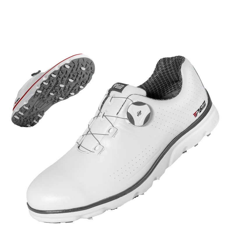 

PGM Golf Shoes Men Waterproof Breathable Men's Golf Shoes Male Rotating Shoelaces Sports Sneakers Non-slip Trainers XZ166