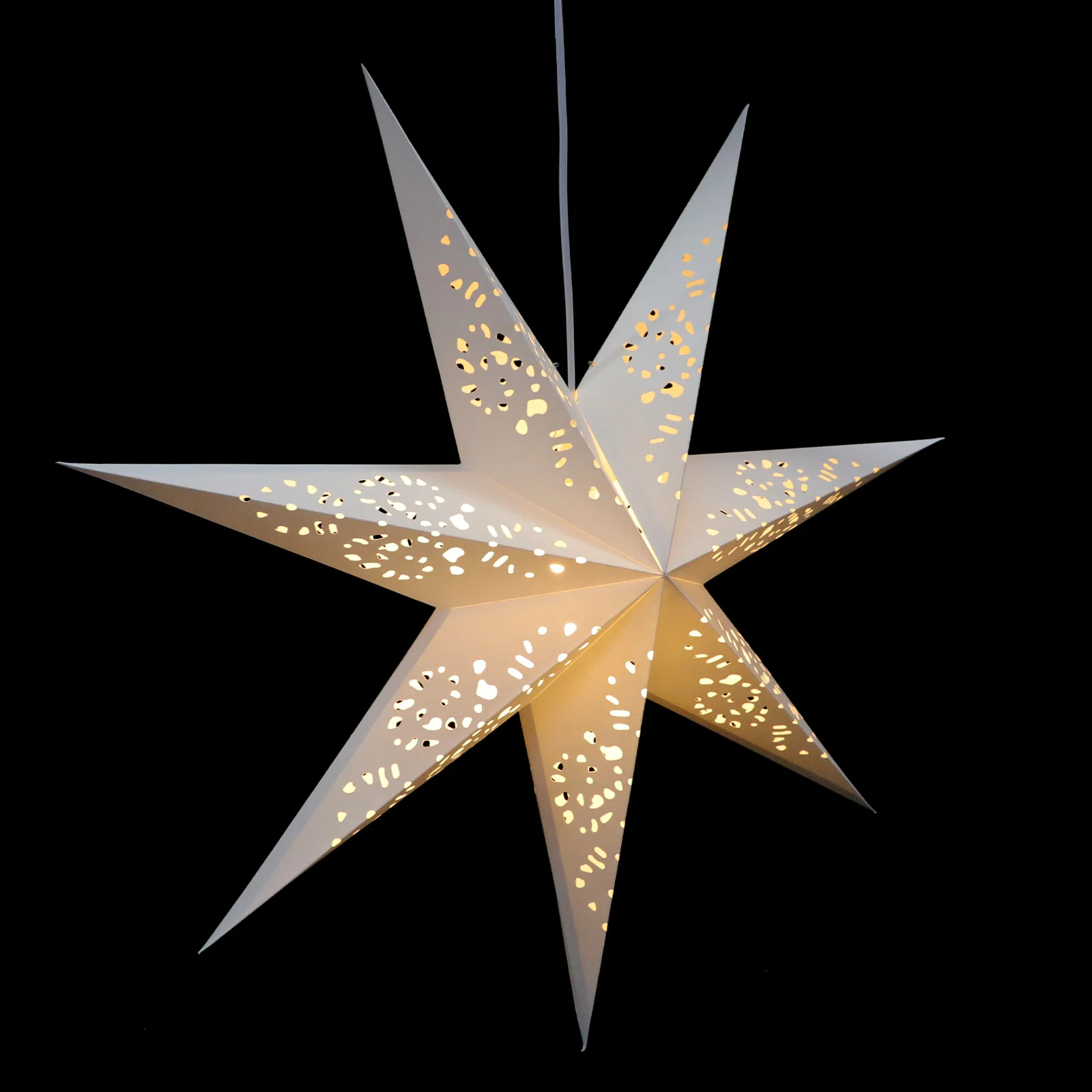 

Star Paper Hanging Ceiling Lamp Lanterns Holiday Shade Christmas Cover Floor Shades Chandelier Year Night New Pendant Light