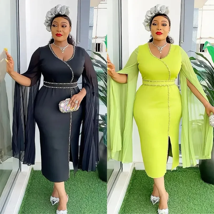 Африканские вечерние платья для женщин элегантное летнее африканское