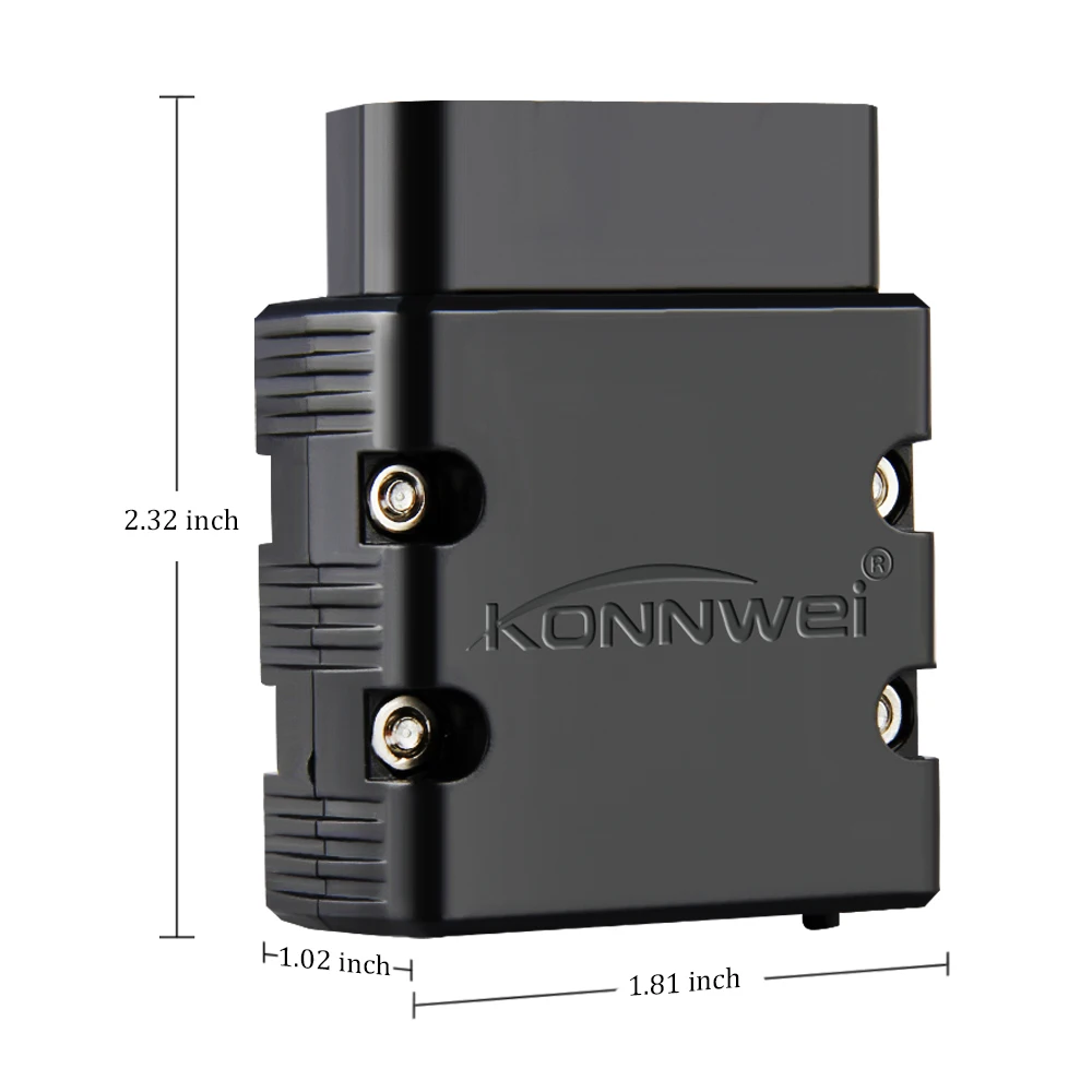 Автомобильный мини-сканер ELM 327 OBD 2 KW902 считыватель кодов для телефонов Android ELM327 V1.5