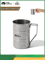 mobi garden camping 304 stainless steel mugs outdoor camping picnic cutlery portable water mugs teacup