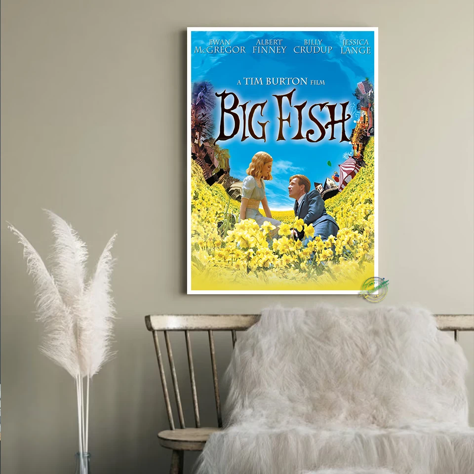 

Плакат с изображением большой рыбы, настенные плакаты, фотообои, картина для интерьера, картина для бара, подарок для домашнего декора