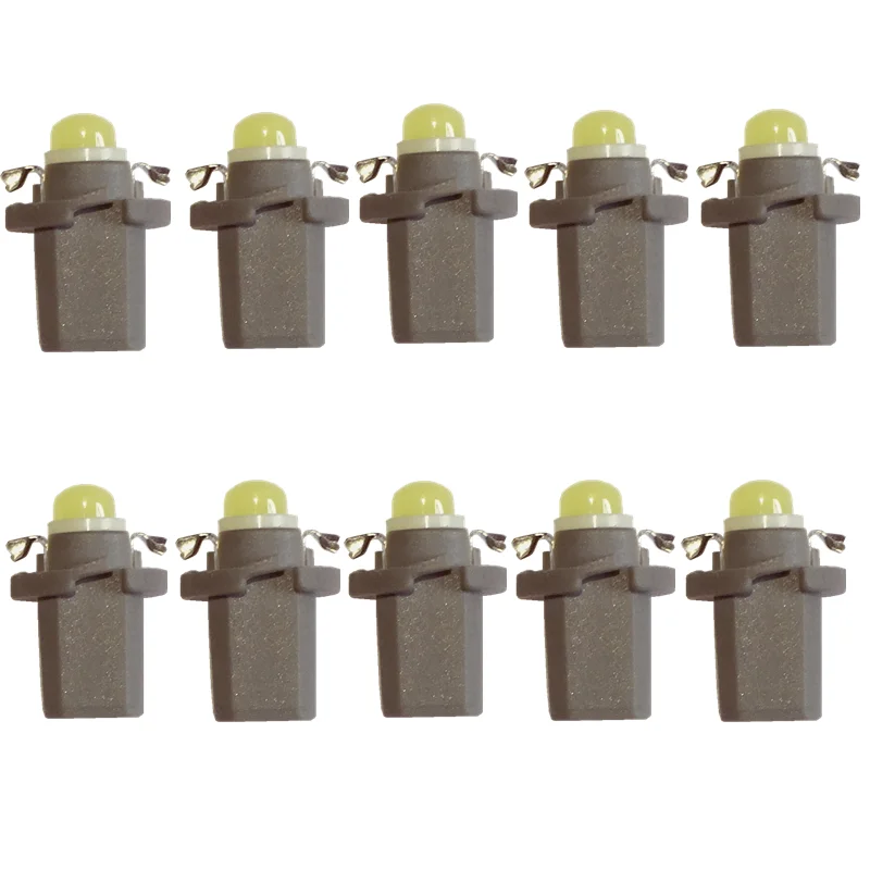 

Автомобильная светодиодная лампа T5 B8.5D, 10 шт., приборная панель, COBSMD лампа низкой мощности, автомобильная приборная панель, переключатель лампы, 12 В, 24 В