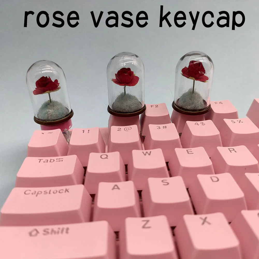 

Kawaii PBT Custom Keycap Backlit DIY Mechanical Keyboards Caps Accessories R4 Height Cherry MX Axis Esc Pink Cute Key Caps