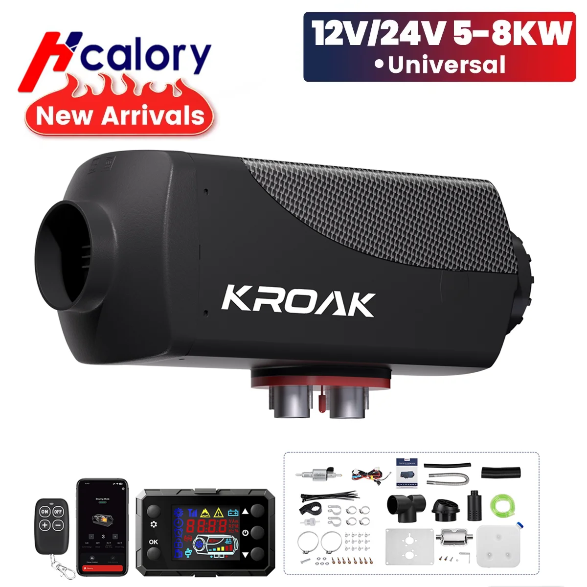 Новый автомобильный обогреватель 2 кВт 12 В 24 универсальный дизельный стояночный