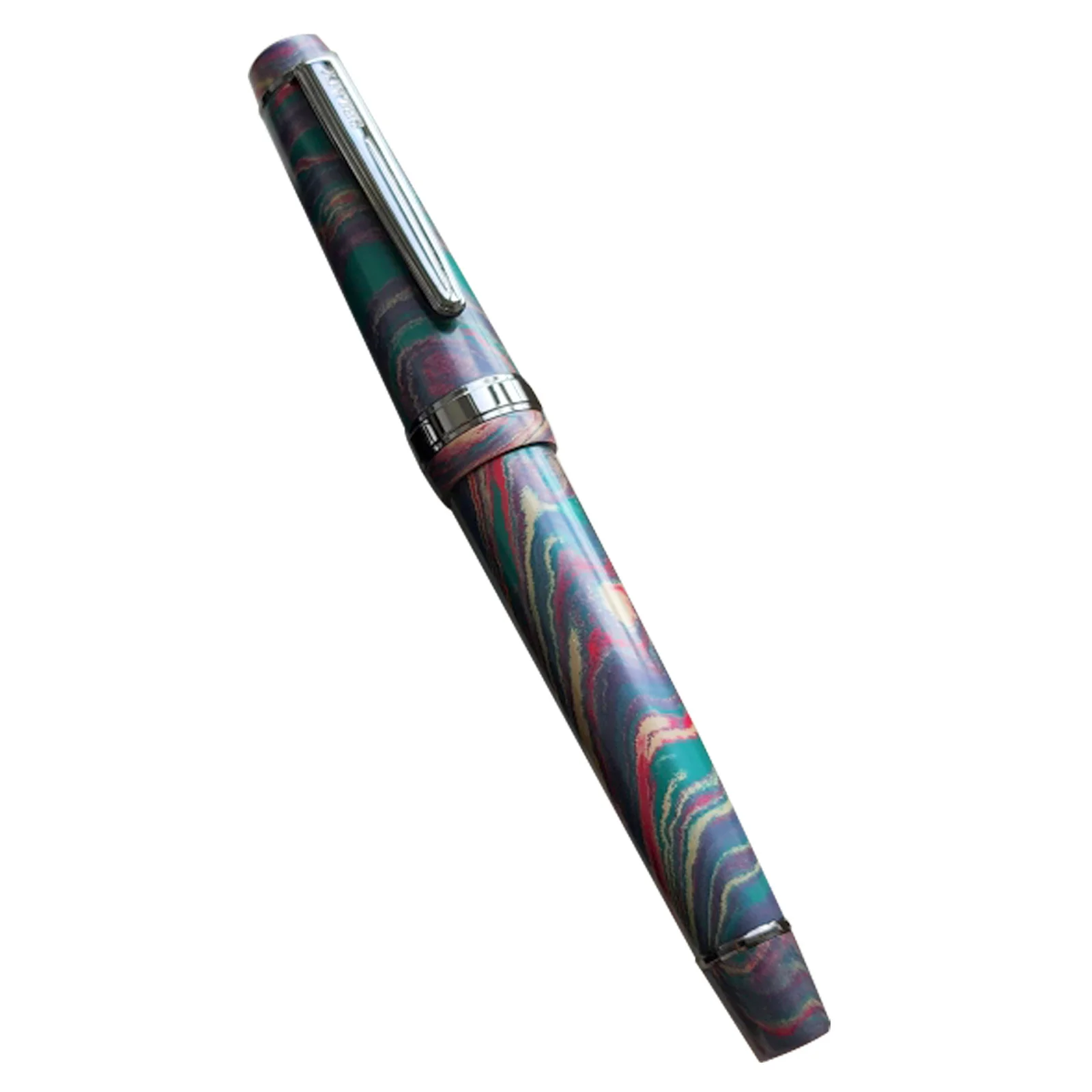 

Selmy Fountain pen Hard rubber flat top pen with 0.5mm 0.7mm BOCK6 nib for business office school supplies Retro with gift box
