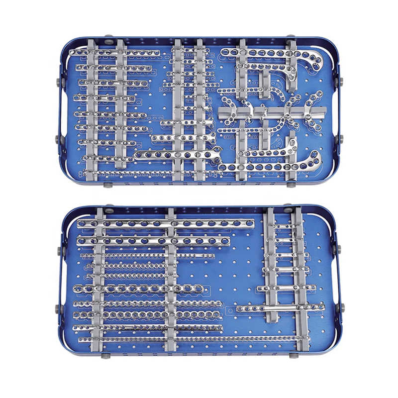

pet bone medical instruments titanium micro trauma mini plate locking bone orthopedic implant surgery plate sets for veterinary