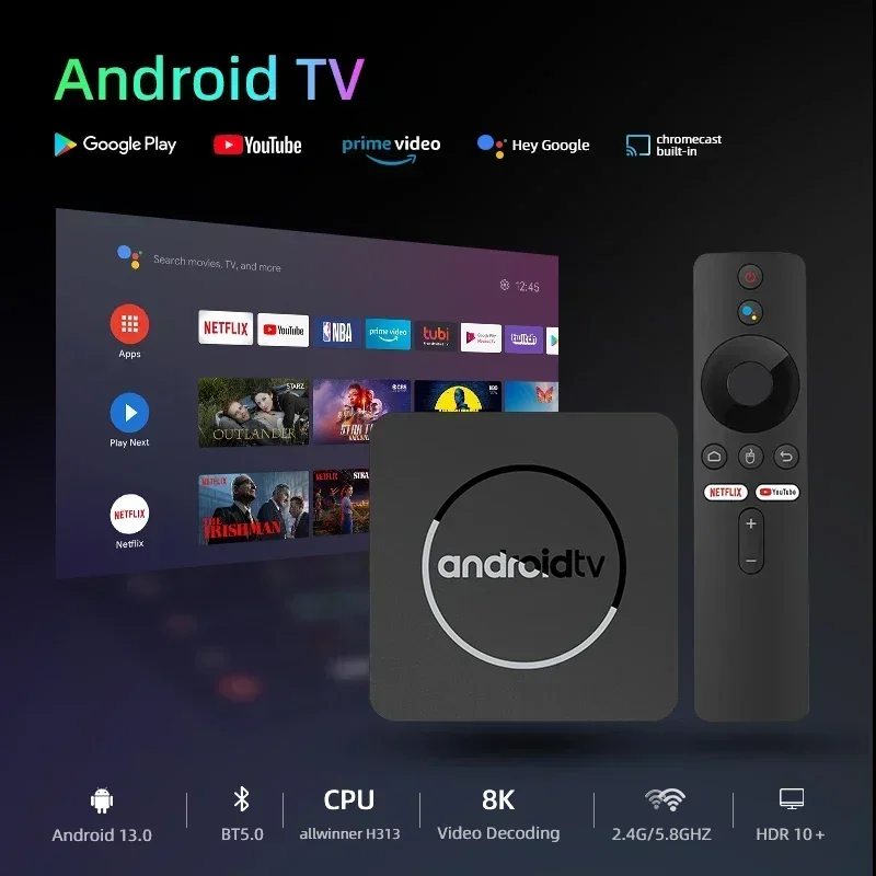 LEEDOAR Android TV Box 8K HDR10+