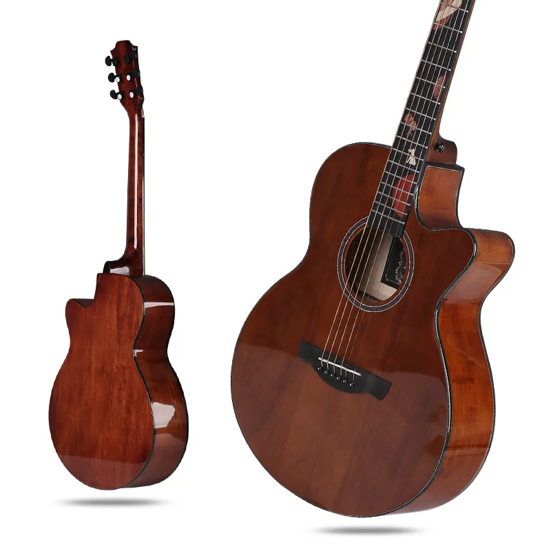 

40 Inch Acoustic Guitar Body Machines Basswood 6 Strings Folk Guitar Beginner Guitarra Acoustic Kids Adults Musical Instruments