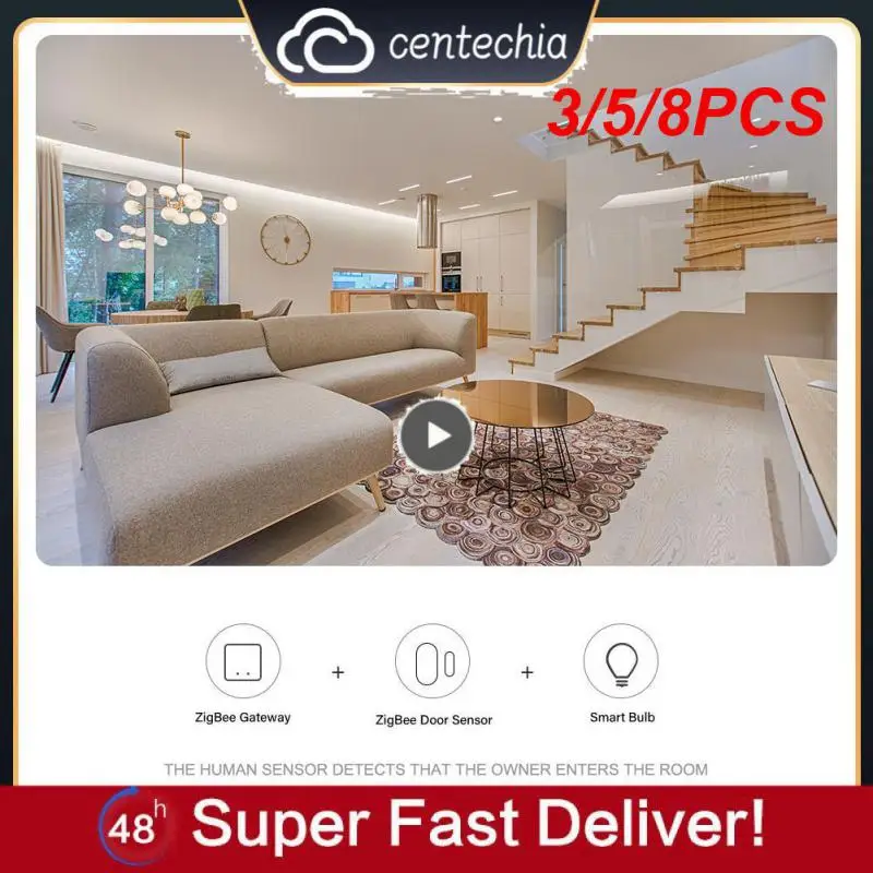 

3/5/8PCS Zigbee Zigbee Protocol Smart Life Wireless Hub Gateway For Smart Home Automation Works With Alexa Google Home