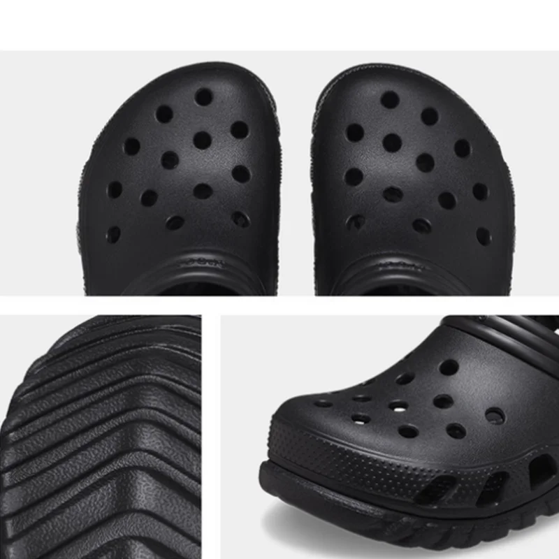 Классические сабо Crocs унисекс для взрослых цвет белый/черный