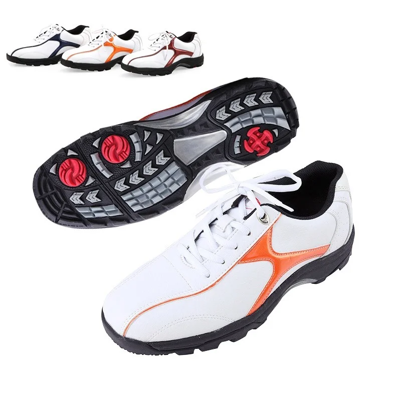 Waterproof Golf Shoes with Spikes Men Comfort Breathable Walking Footwear Professional Tennis Sneakers Free Ship